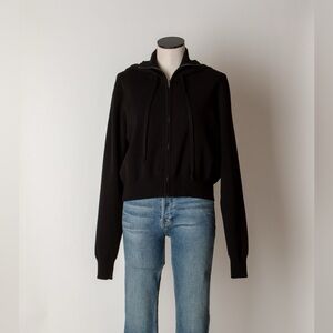 Holt Renfrew LIVE THE PROCESS cropped knit hoodie